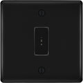 BG Nexus Metal Matt Black 2 Way Single Pole Secret Key Switch NFB12KY