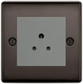 BG Nexus Metal Black Nickel 2A Unswitched Socket NBN28G