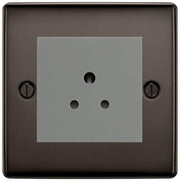 BG Nexus Metal Black Nickel 2A Unswitched Socket NBN28G by British General (BG-NBN28G)
