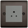 BG Nexus Metal Black Nickel 2A Unswitched Socket NBN28G by British General (BG-NBN28G)