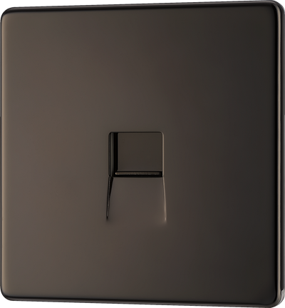 FBNBTS1 Front - This Secondary telephone socket from British General uses a screw terminal connection and should be used for an additional telephone point which feeds from the master telephone socket.