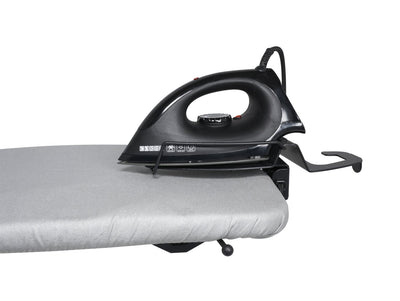 Corby Table Top Ironing Centre in Light Grey with 1200W Black Dry Iron - UK Plug by Corby of Windsor (Corby-25722)