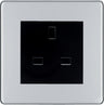 BG Nexus Screwless Polished Chrome 13A Unswitched Socket FPCUSSB by British General (BG-FPCUSSB)