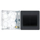 BG Evolve Matt Grey 2 Gang 20A 16AX 2 Way Wide Rocker Light Switch PCDMG42WB with 25mm Steel Back Box