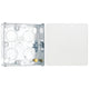 BG Evolve Pearlescent White 1 Gang Single Blank Plate PCDCL94W with 25mm Steel Back Box