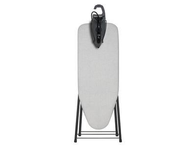 Corby Berkshire Ironing Centre in Light Grey with Sherwood 1200W Steam Iron - UK Plug