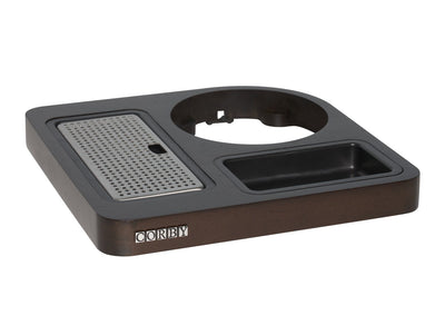 Corby Canterbury Compact Welcome Tray in Dark Wood by Corby of Windsor (Corby-24593)
