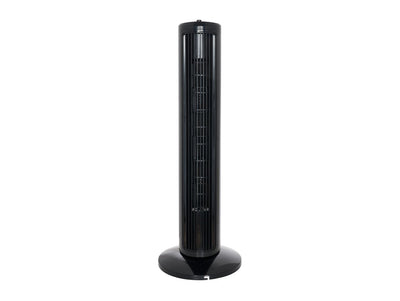 Bremmer Tower Blade Fan in Black, 29 Inch by Corby of Windsor (Corby-25743)