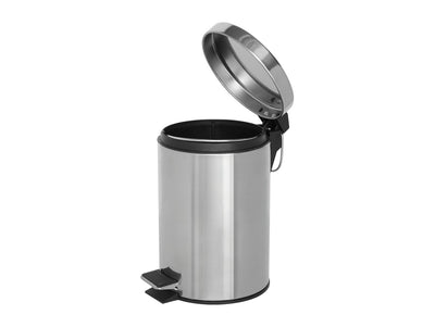 Corby Croft Pedal Bin in Polished Steel, 3L by Corby of Windsor (Corby-3451)