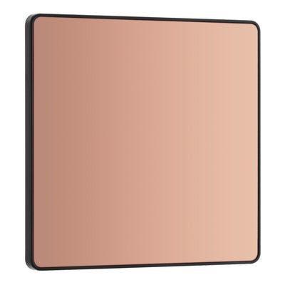 BG Evolve Polished Copper Single Blank Plate PCDCP94B with 25mm Steel Back Box
