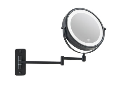 Corby Winchester Illuminated Wall Mounted Mirror in Black by Corby of Windsor (Corby-26831)