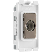 BG Electrical RBNFLEX Nexus Grid Black Nickel Flex Outlet Module 10mm