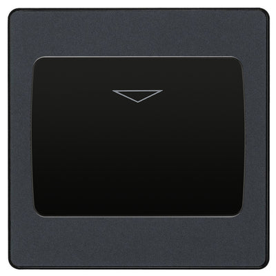 BG Evolve Matt Grey Hotel Key Card Switch PCDMGKYCSB by British General (BG-PCDMGKYCSB)
