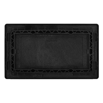 BG Evolve Polished Copper Double Blank Plate PCDCP95B with 35mm Steel Back Box