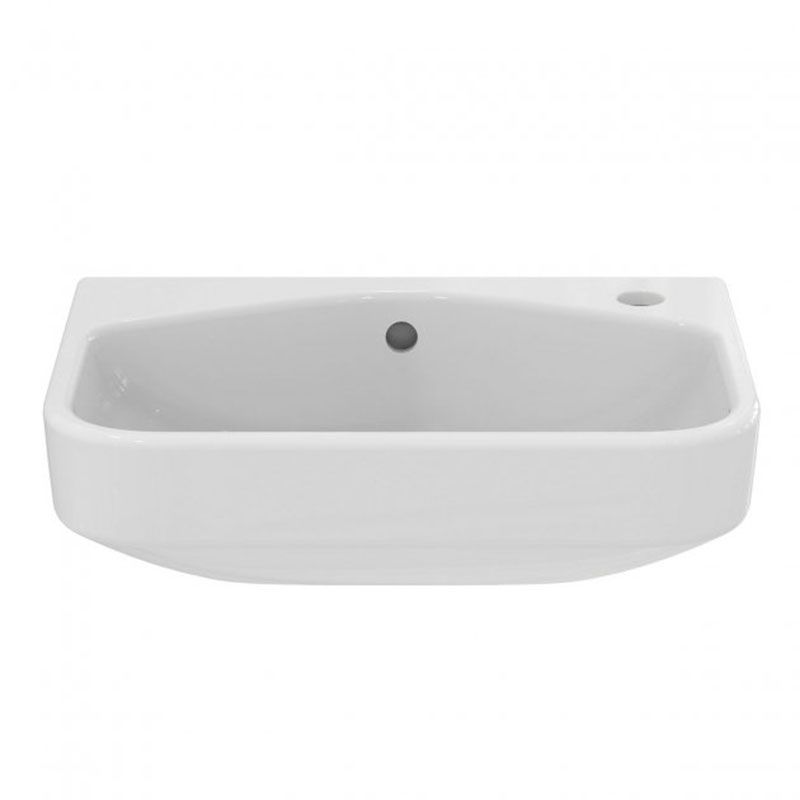 Ideal Standard i.Life S 500mm Semi-Recessed Basin With Overflow - White - T51950