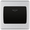 BG Nexus Screwless Brushed Steel Hotel Key Card Switch FBSKYCSB