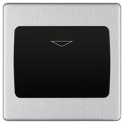 BG Nexus Screwless Brushed Steel Hotel Key Card Switch FBSKYCSB by British General (BG-FBSKYCSB)