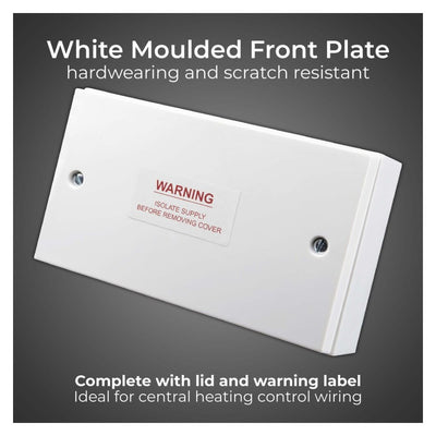 BG 906 Moulded Square Edge | White | 10 Way Connection Unit