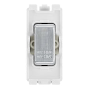 BG RRWMBS Brushed Steel 20 Amp Double Pole Appliance Grid Switch Labelled Washing Machine by British General (BG-RRWMBS+RBS30)