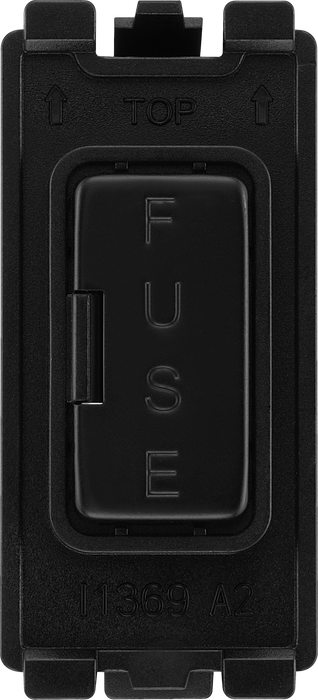 BG RFBFUSE Nexus Grid Matt Black 13A Fuse Holder Module