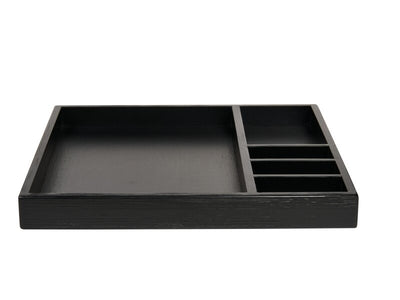 Corby Buxton Compact Hospitality Tray in Black BUSA Bamboo