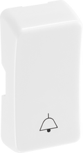 BG RRBELLPCDW Evolve Grid White Bell Symbol Rocker