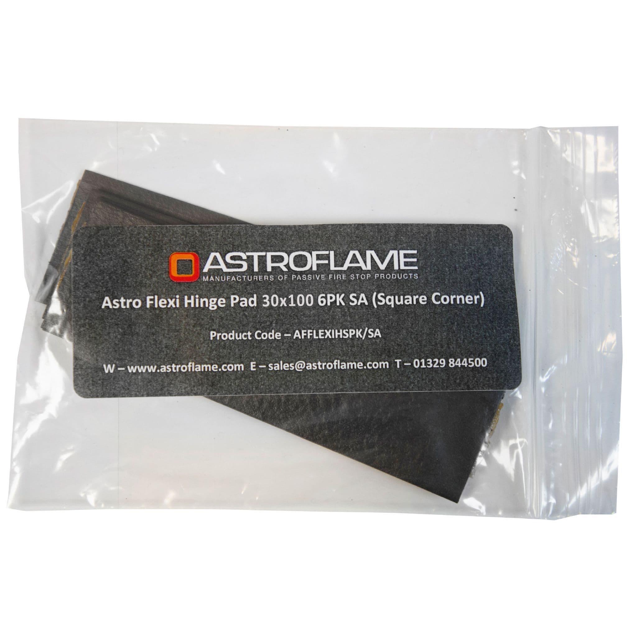 Astroflame Intumescent Ironmongery Self Adhesive Hinge Pa...