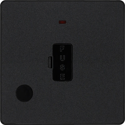 BG Evolve Matt Black Screwless Switches & Sockets Black Inserts Full Range by British General