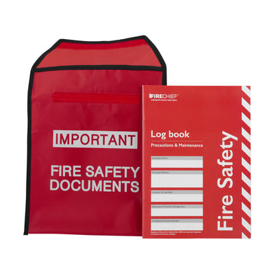 Red Document Pouch for Fire Safety Documents by Thomas Glover (Safelincs-TG81/03635)