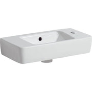 Geberit Selnova Compact RH Countertop Basin 500mm - 1 Tap Hole - 501.507.00.7 by Geberit (Geberit-501.507.00.7)