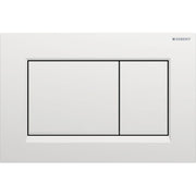 Geberit Sigma20 Square WC Dual Flush Plate - Matt Chrome - 115.883.JQ.1 by Geberit (Geberit-115.883.JQ.1)