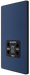 PCDDB20B Side - This Evolve Matt Blue dual voltage shaver socket from British General is suitable for use with 240V and 115V shavers and electric toothbrushes. 