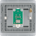 NPC62 Back - This single isolated coaxial socket from British General can be used for TV or FM aerial connections. An isolated aerial connection is ideal for use where a communal dish or aerial is used such as in a block of flats.