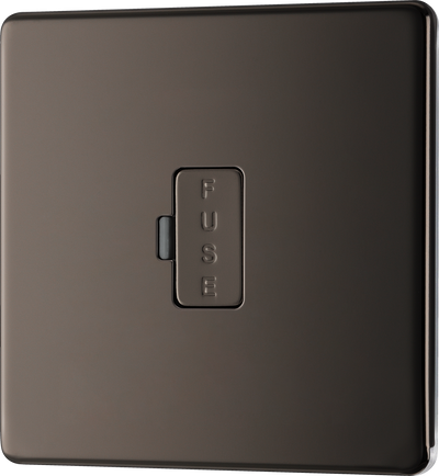 FBN54 Front - This 13A fused and unswitched connection unit from British General provides an outlet from the mains containing the fuse ideal for spur circuits and hardwired appliances.
