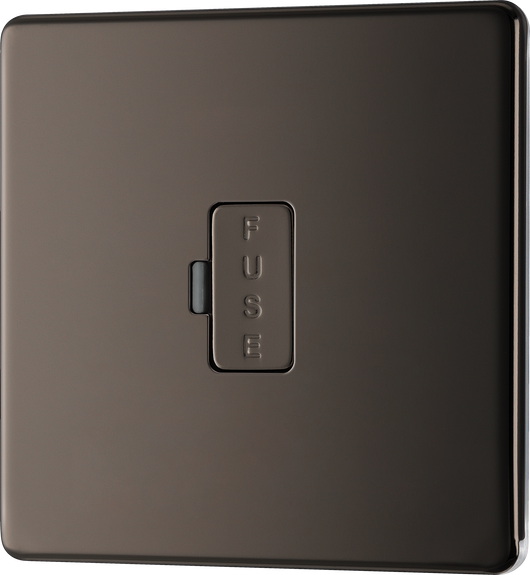 FBN54 Front - This 13A fused and unswitched connection unit from British General provides an outlet from the mains containing the fuse ideal for spur circuits and hardwired appliances.