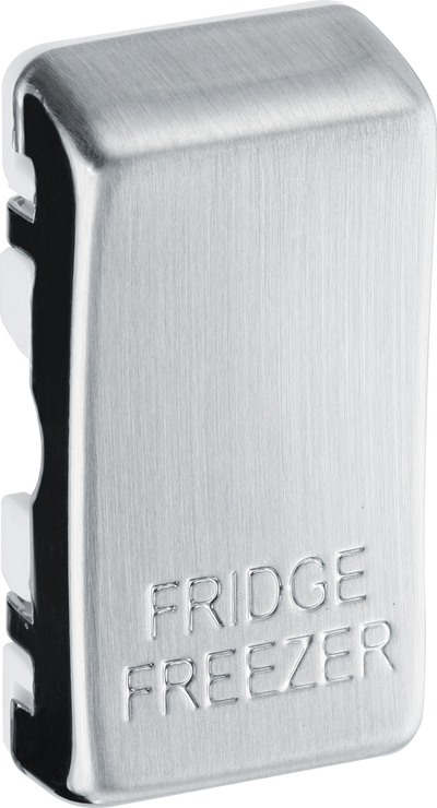 BG Electrical RRFFBS Nexus Grid Brushed Steel Rocker Fridge Freezer