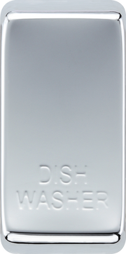 BG RRDWPC Nexus Grid Polished Chrome 'DISH WASHER' Rocker