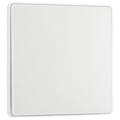 BG Evolve Pearlescent White 1 Gang 2-Way 20A Edge to Edge Rocker Light Switch | PCDCL12EW