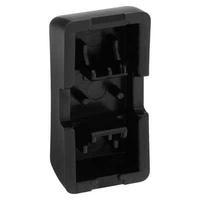 BG Evolve Black RRFDPCDB 20 Amp Double Pole Appliance Grid Switch Labelled Fridge
