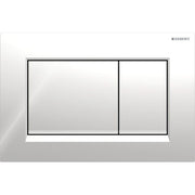 Geberit Sigma20 Square WC Dual Flush Plate - Chrome - 115.883.KH.1 by Geberit (Geberit-115.883.KH.1)