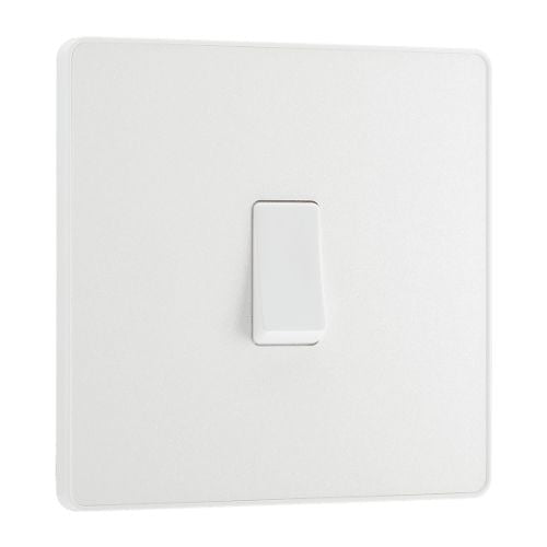 BG Evolve Pearlescent White Screwless Switches & Sockets White Insert Full Range