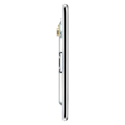 BG Screwless Polished Chrome Single Blanking Plate FPC94 with 25mm Steel Back Box