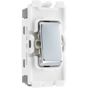 BG RPC30 Nexus Grid Polished Chrome 20A 2 Pole Switch Module by British General (BG-RPC30-Shopify-SA_1)