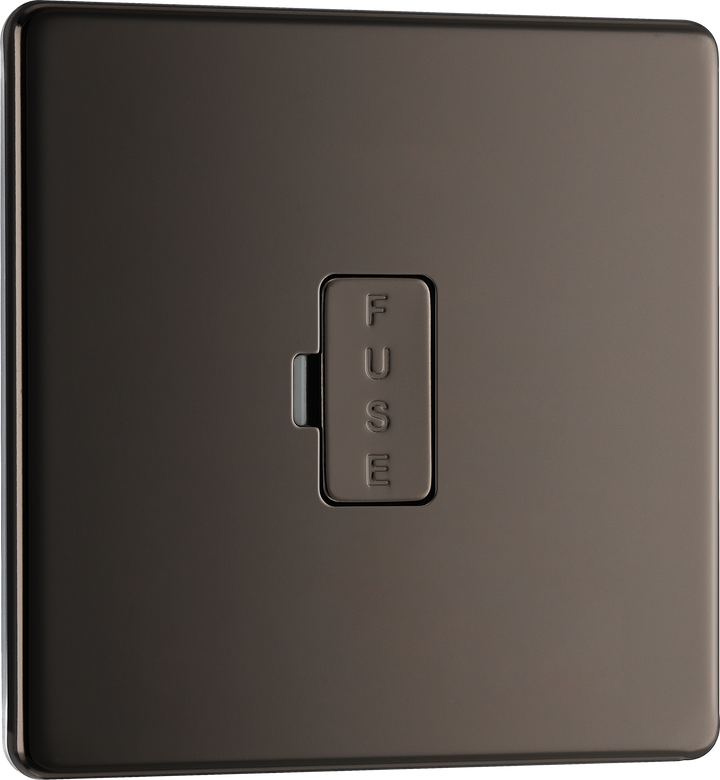 FBN54 Front - This 13A fused and unswitched connection unit from British General provides an outlet from the mains containing the fuse ideal for spur circuits and hardwired appliances.