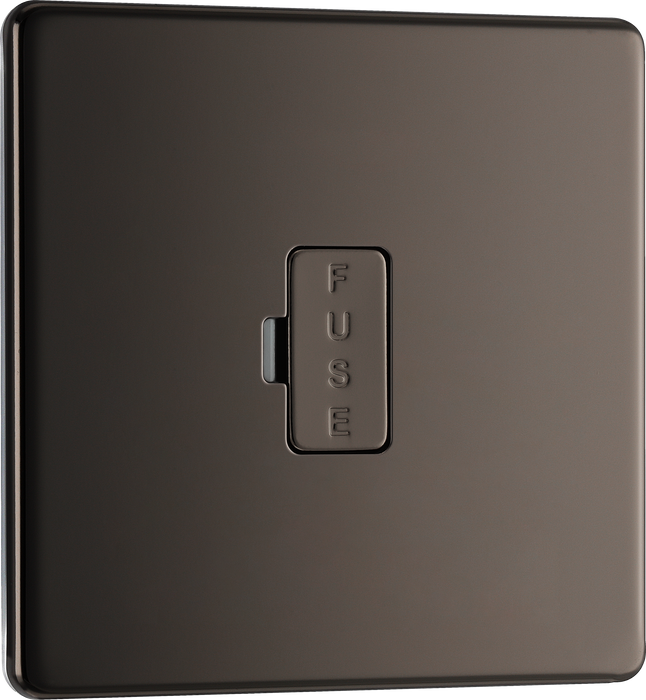 FBN54 Front - This 13A fused and unswitched connection unit from British General provides an outlet from the mains containing the fuse ideal for spur circuits and hardwired appliances.