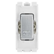 BG RRTDBS Brushed Steel 20 Amp Double Pole Appliance Grid Switch Labelled Tumble Dryer by British General (BG-RRTDBS+RBS30)