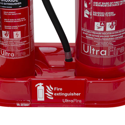 Extinguishers & Equipment: Double Universal Economy Fire Point - UltraFire Grey by UltraFire (SAFELINCS-UFUVP2G)