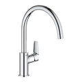 Grohe BauEdge Single Lever Swivel Spout Sink Mixer - Chrome - 31233001