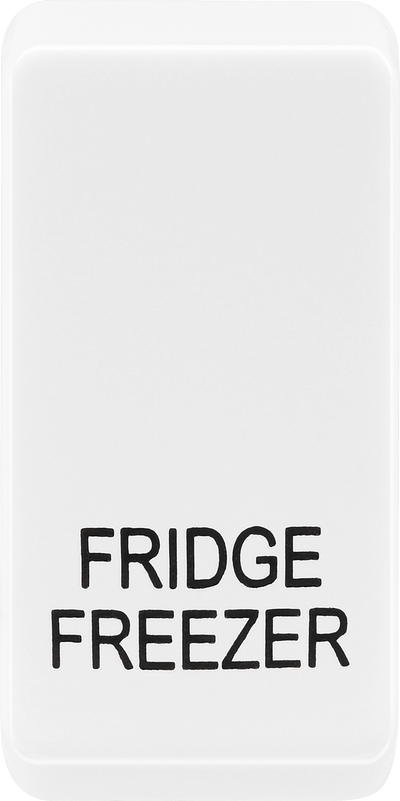 BG RRFFPCDW Evolve Grid White 'FRIDGE FREEZER' Rocker by British General (BG-RRFFPCDW)
