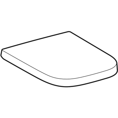 Geberit Selnova Square Soft Close Toilet Seat & Cover - 501.556.01.1 by Geberit (Geberit-501.556.01.1)